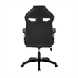 Armen Living Aspect Adjustable Faux Leather Racing Gaming Chair in Black/Gray