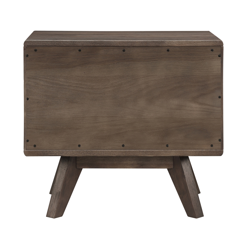 Armen Living Astoria 3-Piece Modern Wood Queen Bedroom Set in Brown