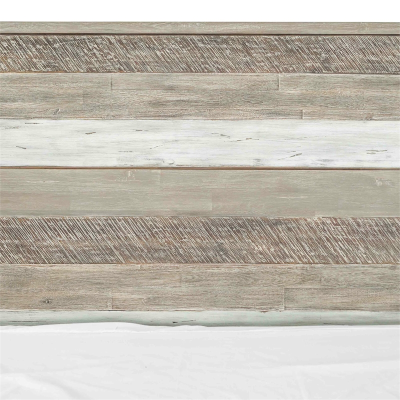 Armen Living Bridges 3-Piece Modern Wood Queen Bedroom Set in Natural