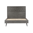 Armen Living Makena 4-Piece Modern Wood Queen Bedroom Set in Natural