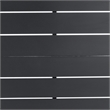 Armen Living Argiope 3PC Aluminum Patio Outdoor Swivel Seating Set in Dark Gray