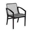 Armen Living Sachi and Brighton 5-Piece Wood Dining Set in Dark Wood/Gray