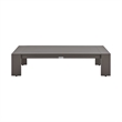 Armen Living Mongo 4-Piece Aluminum Outdoor Patio Furniture Set in Brown/Beige