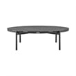 Armen Living Monk 4-Piece Fabric/Aluminum Outdoor Patio Furniture Set in Gray