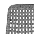 Armen Living Sequoia Wood & Rope Outdoor Patio Rocking Chair in Dark Wood/Gray