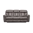 Armen Living Estelle 3-Piece Fabric Sofa Love Seat & Chair in Gunmetal Gray