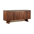 Picadilly 4 Door Sideboard Buffet in Acacia Wood and Concrete
