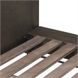 Armen Living Marquis 3-Piece Wood Queen Platform Bedroom Set in Gray/Smoke Oak