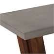 Picadilly Rectangle Console Table in Acacia Wood and Concrete
