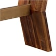 Picadilly Rectangle Console Table in Acacia Wood and Concrete
