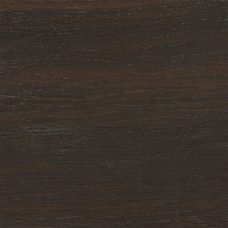 Armen Living Marquis 6-Drawer Oak Wood Dresser with Black Metal Legs in Gray