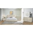 Armen Living Abbey 2-Drawer Modern Wood Nightstand in Gray Oak
