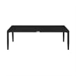 Armen Living Shari 4-Piece Aluminum Patio Lounge Set in Black/Gray
