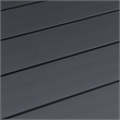 Armen Living Argiope 4-Piece Aluminum Outdoor Conversation Set in Dark Gray