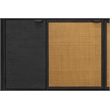 Armen Living Saratoga Modern Wood Sideboard Buffet in Black/Brown