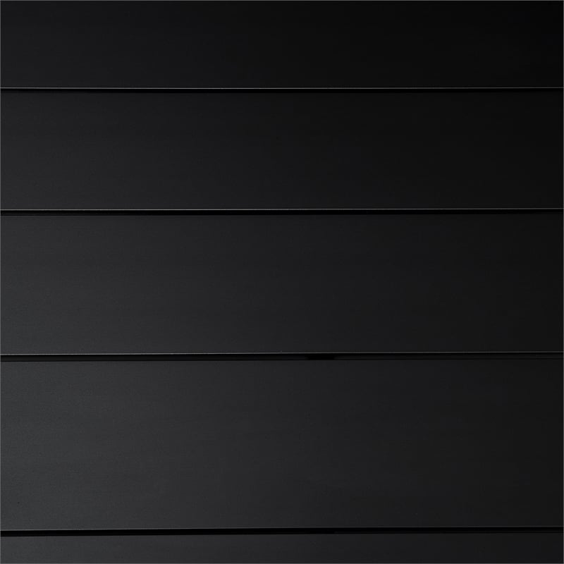 Armen Living Grand Modern Aluminum Outdoor Dining Table in Black