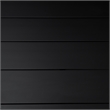 Armen Living Grand Modern Aluminum Outdoor Dining Table in Black