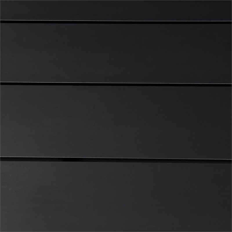 Armen Living Felicia Modern Aluminum Patio Dining Table in Black