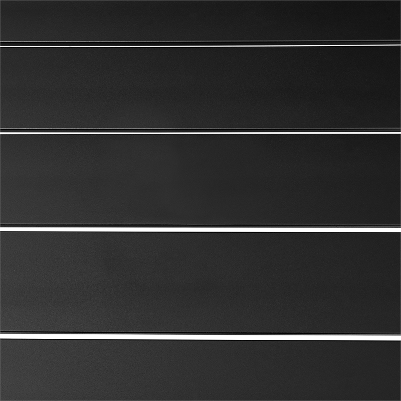 Armen Living Aileen Modern Aluminum Outdoor Dining Table in Black