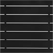 Armen Living Grand Aluminum Outdoor Bar Height Dining Table in Black