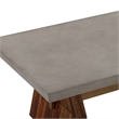 Picadilly Rectangle Coffee Table in Acacia Wood and Concrete