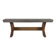 Picadilly Rectangle Coffee Table in Acacia Wood and Concrete