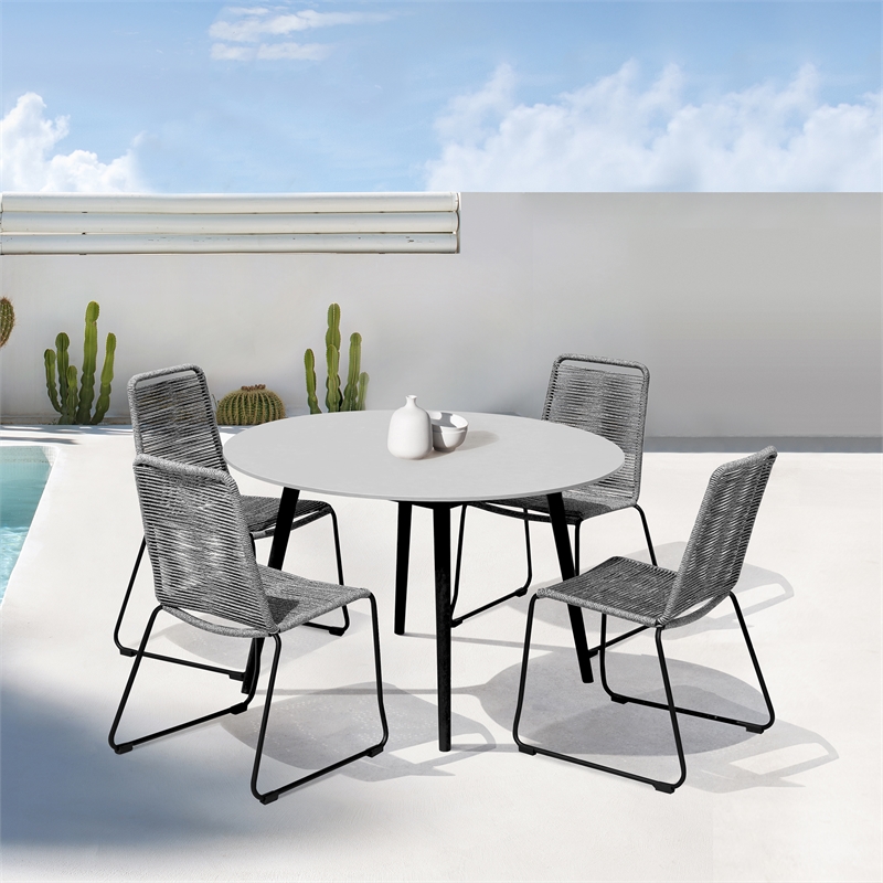Sydney and Shasta 5 Piece Patio Outdoor Dining Set