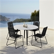 Sydney and Shasta 5 Piece Patio Outdoor Dining Set