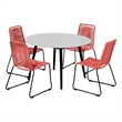 Sydney and Shasta 5 Piece Patio Outdoor Dining Set