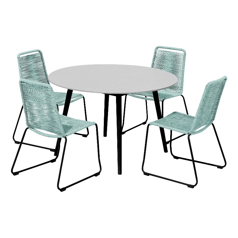 Sydney and Shasta 5 Piece Patio Outdoor Dining Set