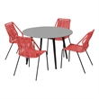 Sydney and Clip Outdoor Patio 5 Piece Dining Set