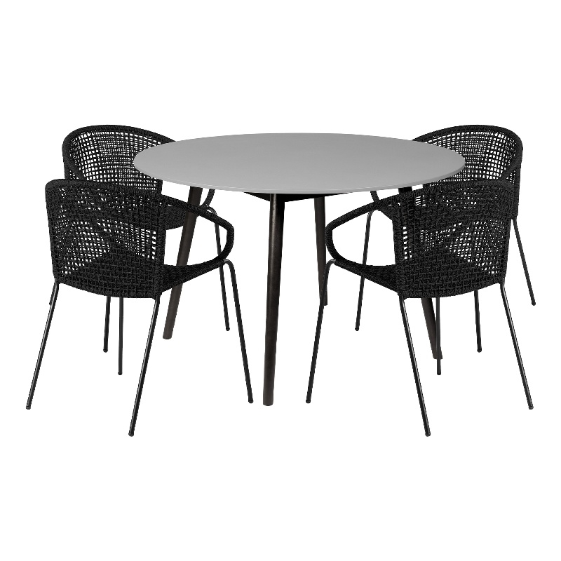 Sydney and Snack 5 Piece Outdoor Patio Dining Set