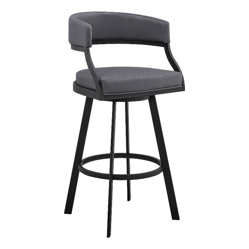 Short black bar discount stools