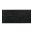 Armen Living Petra King Platform Wood Bed Frame with Tapered Legs in Black