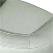 Armen Living Desi Upholstered Leather Swivel Accent Chair in Mint