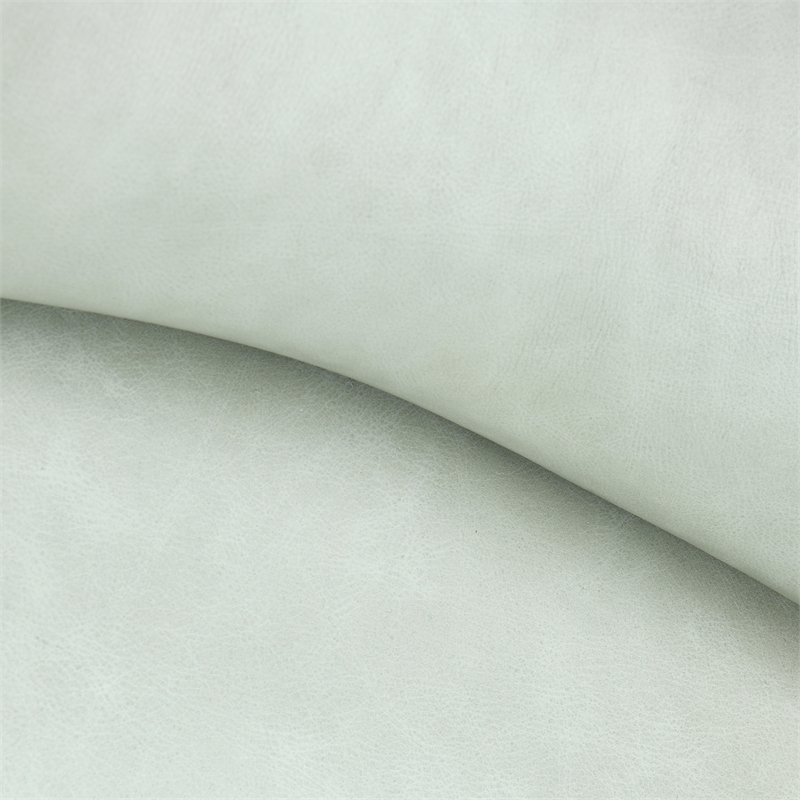 Armen Living Desi Upholstered Leather Swivel Accent Chair in Mint