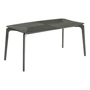 Kalia Wood Dining Table in Gray Finish