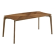 Kalia Wood Dining Table in Walnut Finish