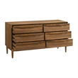 Artemio King 4 Piece Wood Bedroom Set in Walnut Finish