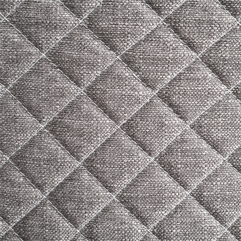 Modena Parker 5 Piece Dining Set with Gray Fabric Chairs