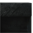 Petra King 3 Piece Wood Bedroom Set in Black Finish
