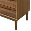 Artemio Queen 4 Piece Wood Bedroom Set in Walnut Finish
