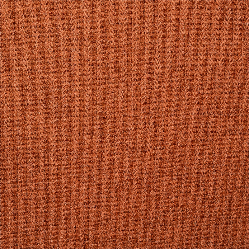 Westmont Santana 5 Piece Walnut Wood Dining Table Set with Orange Fabric