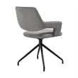 Esme Penny 7 Piece Dining Set with Gray Fabric Chairs
