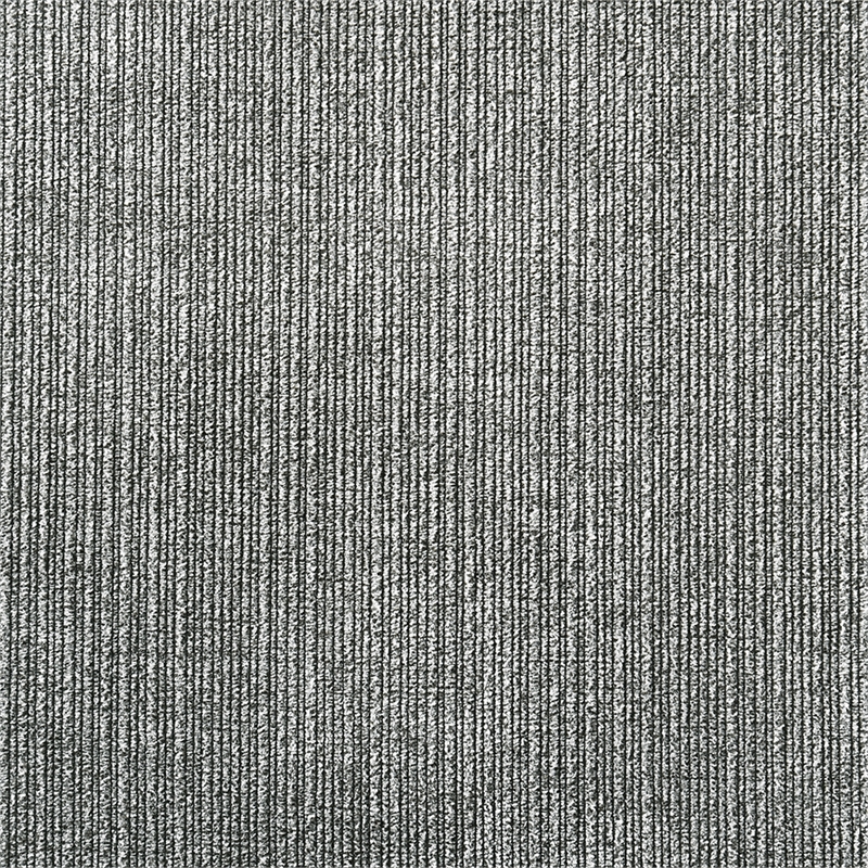 Kalia 7 Piece Wood Dining Set in Gray Finish with Gray Fabric