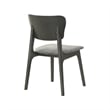 Kalia 7 Piece Wood Dining Set in Gray Finish with Gray Fabric