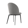 Knox Sunny 5 Piece Dining Set with Gray Fabric Chairs
