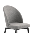 Knox Sunny 5 Piece Dining Set with Gray Fabric Chairs