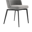 Knox Sunny 5 Piece Dining Set with Gray Fabric Chairs