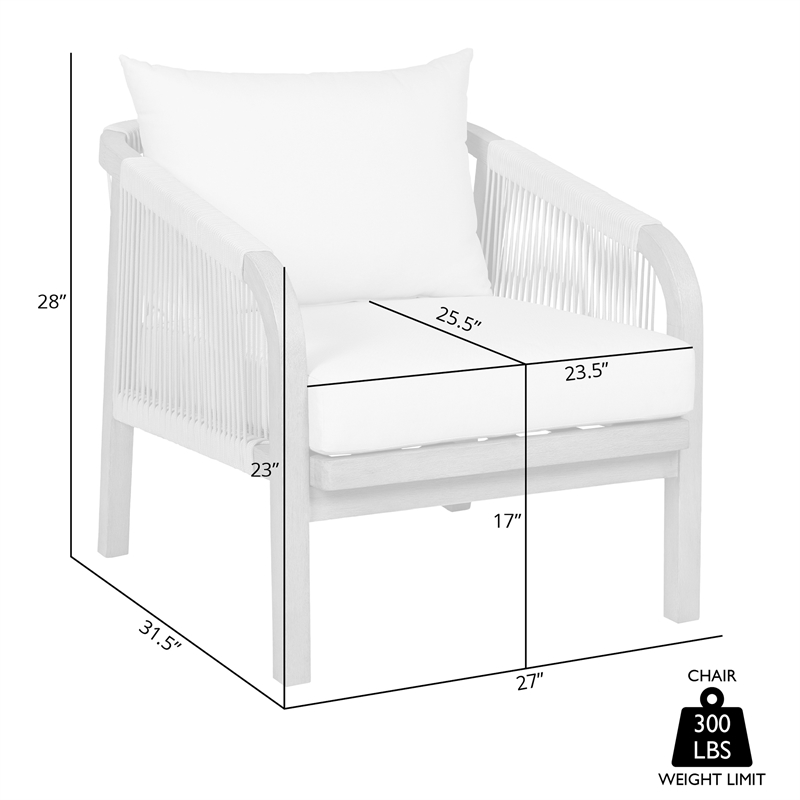 Vivid Outdoor Counter Stool in Gray Eucalyptus Wood with Gray Olefin Cushions